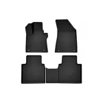 Set covorașe cauciuc tip tăviță pentru MG HS II (2024+) – 4 buc, negru