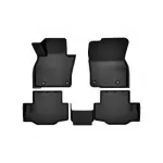 Covorașe auto tip tavită din cauciuc pentru Mazda CX-80 2024+ (r1+r2, 5/7 locuri)