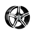 Set jante aliaj ART 17” 7.5J 4x100 ET35 negru polish pentru VW/Audi/Skoda/Seat (149)