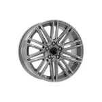 Set jante aliaj DY446 KM 16x7 4x100 ET35 gri titanium pentru Dacia/Renault