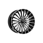 Set jante aliaj DY987 KM 17x7.5 5x112 ET35 negru polish pentru Mercedes/VW/Audi