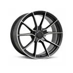 Set 4 jante PDW 18x8.5J 5x112 ET38 negru polish (Diamond Cut), CB 66.6