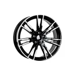 Set jante aliaj PDW 19" 5x112 pentru BMW, negru polish, 8.5J/9.5J ET28/35