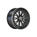 Set jante aliaj PDW 19" 5x112 pentru Mercedes, Black Polish, fata 8J ET45 spate 9J ET60