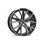 Set jante aliaj PDW 20x9 R20 5x112 ET37 negru polish, compatibile Audi