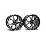 Set jante PDW 20 inch BMW 5x120, fata 9J ET40, spate 10.5J ET37, negru polish