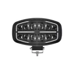 Proiector LED auto 75W cu 2 faze si DRL alb/portocaliu 12V/24V, omologare E9