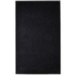 Covoraș de ușă, negru, 117x220 cm, PVC GartenMobel Dekor