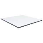 Topper saltea de pat cu somieră, 200 x 200 x 5 cm moale mediu GartenMobel Dekor