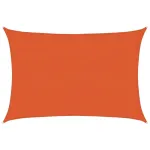 Pânză parasolar, portocaliu, 2,5x4 m, HDPE, 160 g/m² GartenMobel Dekor