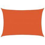 Pânză parasolar, portocaliu, 3,5x5 m, HDPE, 160 g/m² GartenMobel Dekor