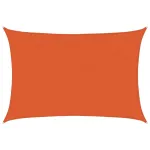 Pânză parasolar, portocaliu, 3,5x5 m, HDPE, 160 g/m² GartenMobel Dekor