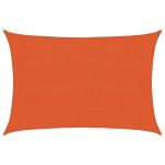 Pânză parasolar, portocaliu dreptunghiular 3x4,5m HDPE 160 g/m² GartenMobel Dekor