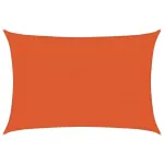 Pânză parasolar, portocaliu dreptunghiular 3x4,5m HDPE 160 g/m² GartenMobel Dekor