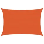 Pânză parasolar, portocaliu dreptunghiular 3x5 m HDPE 160 g/m² GartenMobel Dekor