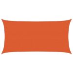 Pânză parasolar, portocaliu dreptunghiular 3x6 m HDPE 160 g/m² GartenMobel Dekor