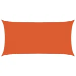 Pânză parasolar, portocaliu dreptunghiular 3x6 m HDPE 160 g/m² GartenMobel Dekor