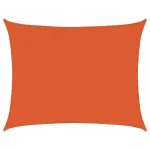 Pânză parasolar, portocaliu dreptunghiular 6x7 m HDPE 160 g/m² GartenMobel Dekor