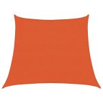 Pânză parasolar, portocaliu, trapez, 3/4x3 m, HDPE, 160 g/m² GartenMobel Dekor