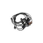 Ghirlandă luminoasă decorativă 20 m, 20 socluri E27, cablu negru