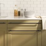 Mânere de dulap, 10 buc., negru, 480 mm, oțel inoxidabil GartenMobel Dekor