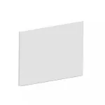 Panou lateral scurt pentru cadă asimetrică Kerra Barbade 100 cm, acril sanitar