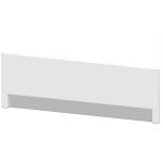 Panou frontal pentru cadă Kerra Borneo 140 cm, acril sanitar alb