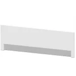 Panou frontal pentru cadă Kerra Borneo 140 cm, acril sanitar alb