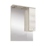 Dulap de baie cu oglindă Leziter Vanessa 75, suspendat, stejar celtic, cu LED