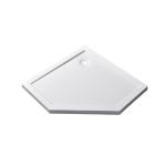 Tavă de duș acrilică Leziter Modena Slim low, pentagonală 90x90 cm