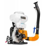 Pulverizator pe benzină Powermat PM-OPS-20, 20L, 3.8 CP, pentru lichide și granule
