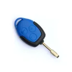 Cheie auto cu cip pentru Ford Transit, albastră, completă, 3 butoane