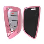Husa Cheie Smartkey Compatibila cu BMW 3 4 Butoane Seria G ROZ TPU+PC