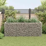 Strat înălțat gabion, 270 x 90 x 100 cm, oțel GartenMobel Dekor