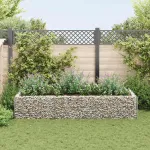 Strat înălțat gabion, 270 x 90 x 50 cm, oțel  GartenMobel Dekor