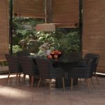 Set mobilier de grădină, 9 piese, poliratan GartenMobel Dekor