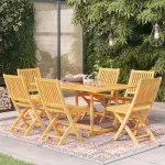 Set mobilier de grădină, 7 piese, lemn masiv de tec GartenMobel Dekor