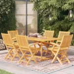 Set mobilier grădină, 7 piese, lemn masiv de tec GartenMobel Dekor