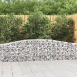 Coșuri gabion arcuite 20 buc, 400x30x60/80 cm, fier galvanizat GartenMobel Dekor