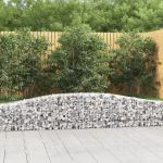 Coșuri gabion arcuite 25 buc, 400x30x40/60 cm, fier galvanizat GartenMobel Dekor