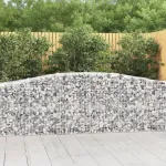 Coșuri gabion arcuite 9 buc, 400x50x80/100 cm, fier galvanizat GartenMobel Dekor