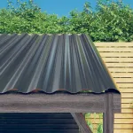 Panouri de acoperiș 12 buc. oțel galvanizat antracit 100x36 cm GartenMobel Dekor