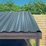 Panouri de acoperiș 36 buc. oțel galvanizat gri 80x36 cm GartenMobel Dekor
