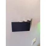 Aplica LED de exterior AX230, 6 surse, 6W, negru, lumină caldă 3000K