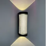 Aplică LED de exterior AX155 8W, metal negru, iluminare sus-jos