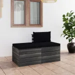 Set mobilier grădină din paleți, 2 piese, cu perne, lemn de pin GartenMobel Dekor
