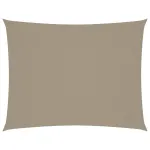Pânză parasolar, taupe, 4x5 m, țesătură oxford, dreptunghiular GartenMobel Dekor