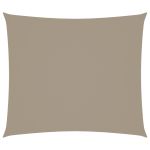 Pânză parasolar gri taupe 2,5x3m țesătură oxford dreptunghiular GartenMobel Dekor