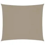 Pânză parasolar gri taupe 2,5x3m țesătură oxford dreptunghiular GartenMobel Dekor