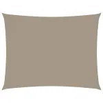 Pânză parasolar gri taupe 2,5x4 m textil oxford dreptunghiular GartenMobel Dekor
